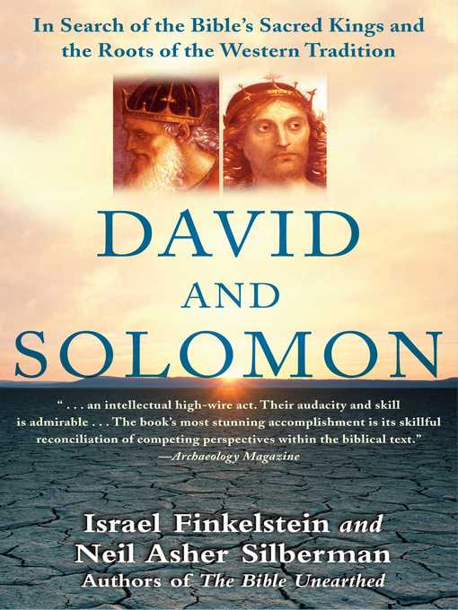 Title details for David and Solomon by Israel Finkelstein - Available